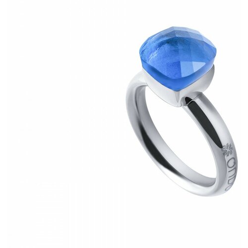 Кольцо Qudo, кристалл, размер 17.2, синий
