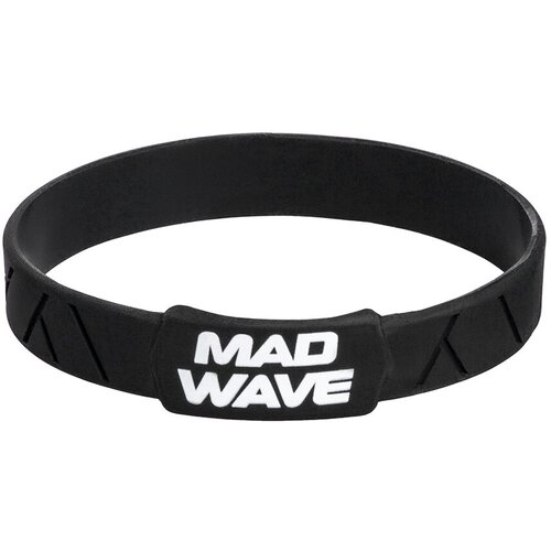 Браслет MAD WAVE, 1 шт., размер 16 см, размер one size, диаметр 5 см, черный браслет mad wave желтый