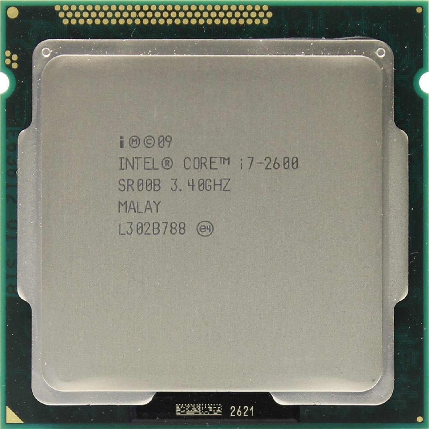 Процессор Intel Core i7 2600 (3,4 ГГц, LGA 1155, 8 Мб, 4 ядра)