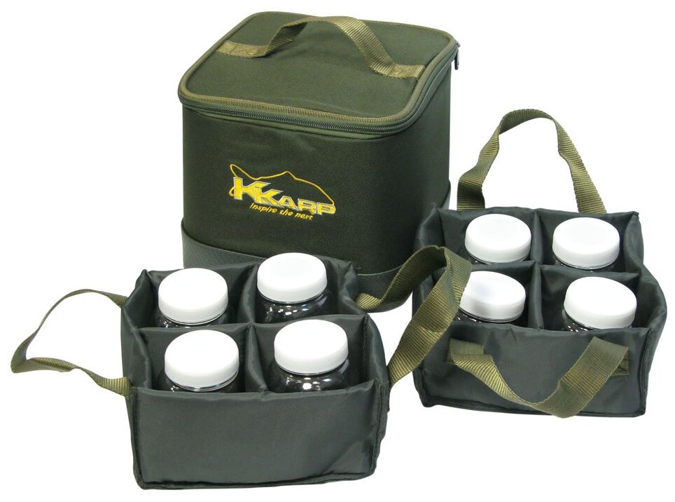 Сумка для насадок K-KARP 8 CANS BAIT BAG