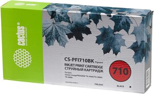 Картридж Cactus CS-PFI710BK, совместимый