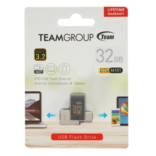 TM181332GB01 Память OTG USB Flash 32 ГБ Team Group M181 [TM181332GB01]