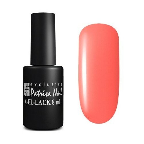 Patrisa Nail Гель-лак Pina Colada, 8 мл, 119 темный неоновый коралл