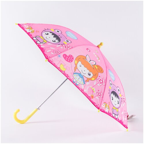 Зонт-трость Fine, розовый