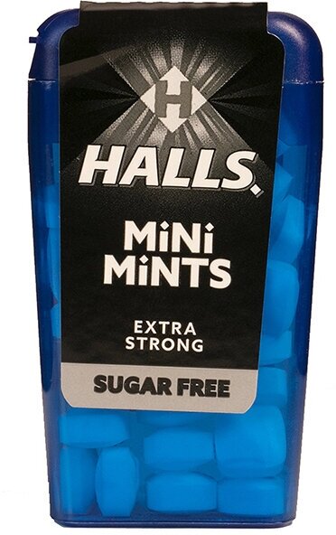 Драже Halls Mini Mints Мята без сахара 12,5 г - фотография № 1
