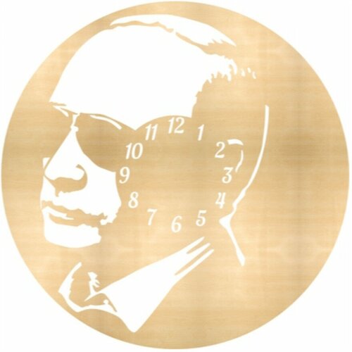 Часы с президентом Российской Федерации / Президент России настенные деревянные часы