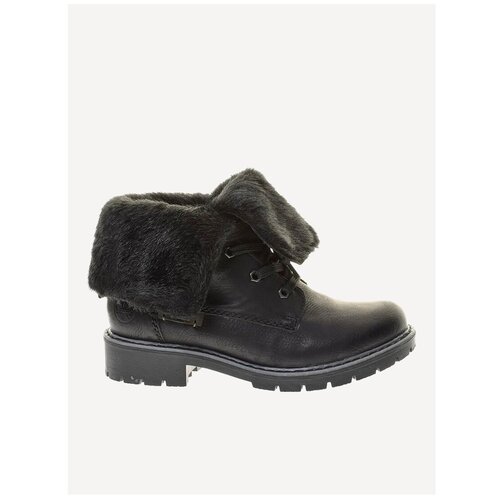 фото Ботинки rieker, размер 37, черный