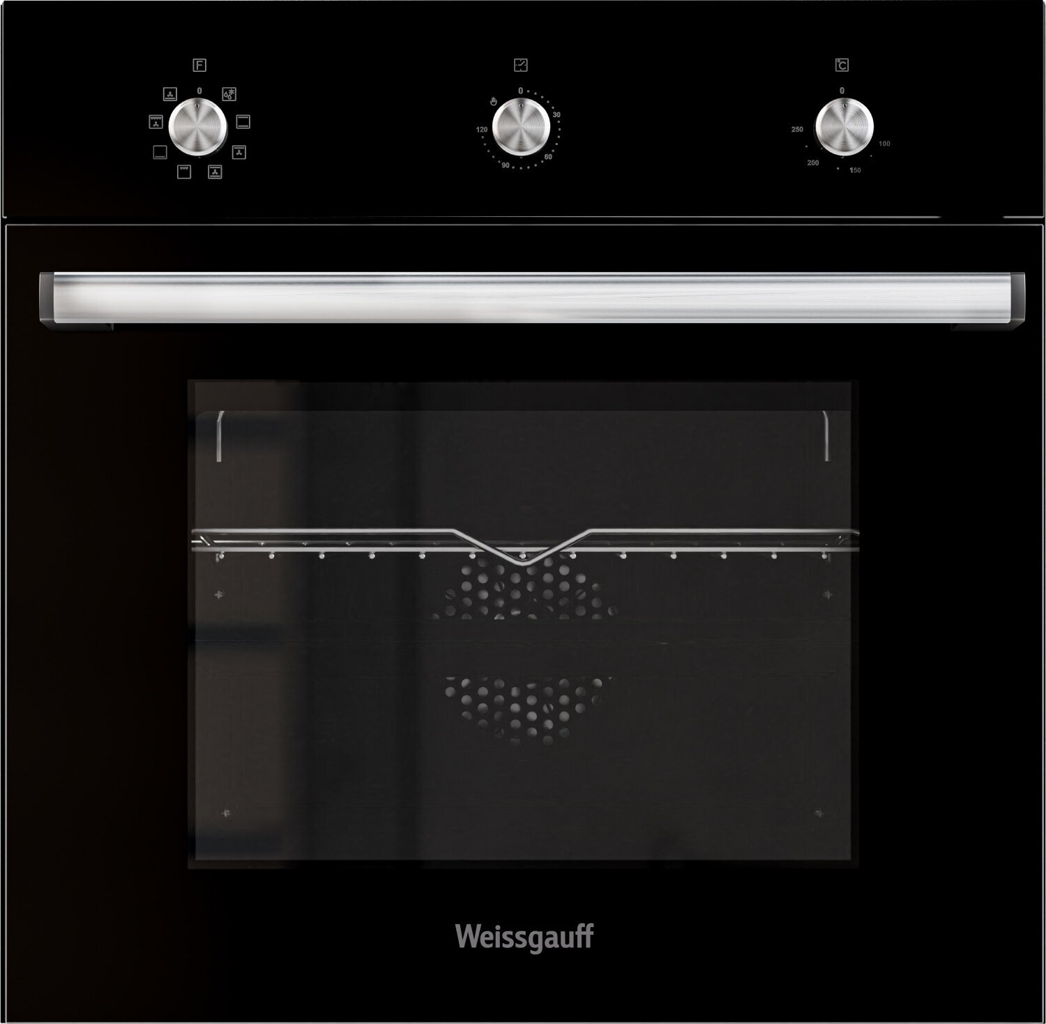 Духовой шкаф Электрический Weissgauff EOV 206 SB черный