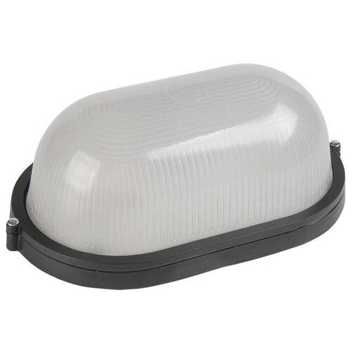 Светильник без решетки 100Вт овал чёрный Italmac