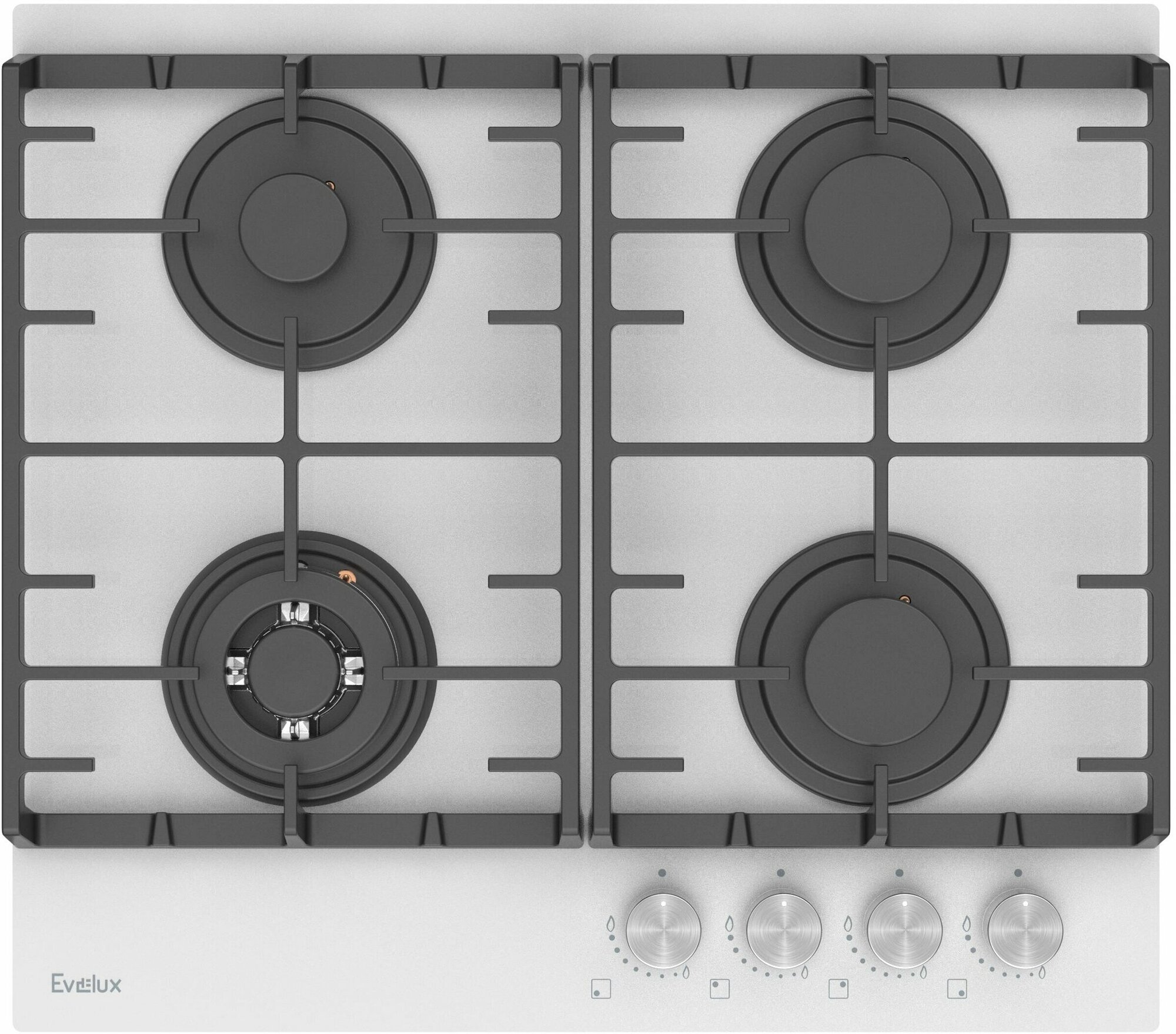 Газовая варочная панель Evelux HEG 650 WG
