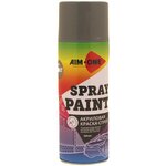 AIM-ONE Краска-спрей серая 450мл (аэрозоль). Spray paint gray SP-G48 - изображение