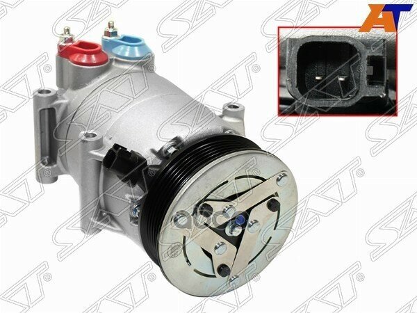 Компрессор Кондиционера Ford Focus Iii 11-/Mondeo Iv 07-/Galaxy Iii 06-/Volvo S60 10-/S80 Ii 06- Sat арт. ST-FD50-396-0