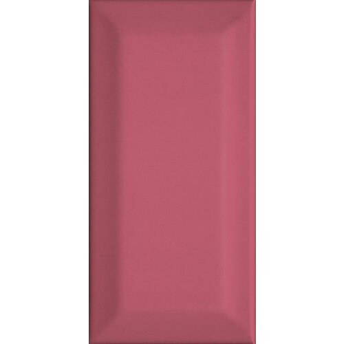 Плитка Клемансо розовый грань 7,4х15