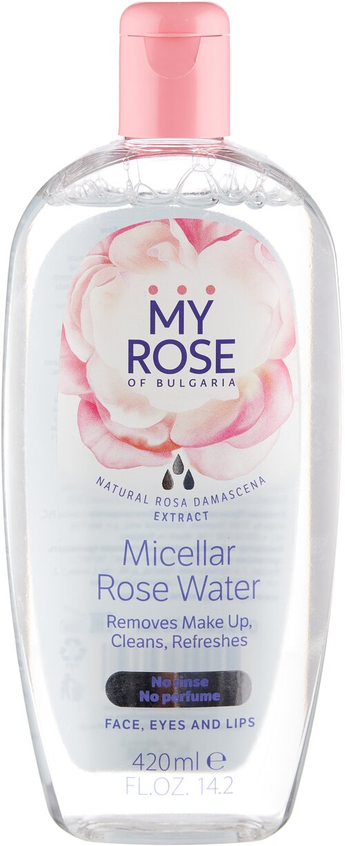 My Rose of Bulgaria Женский Micellar Rose Water Мицеллярная розовая вода 420мл