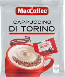 Растворимый кофе MacCoffee Cappuccino di Torino с шоколадом, в пакетиках, 20 уп., 510 г