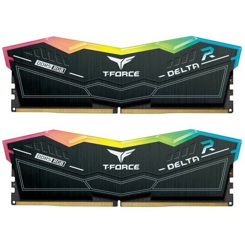   32Gb DDR5 6000MHz Team T-Force Delta RGB (2x16Gb KIT) (FF3D532G6000HC30DC01)