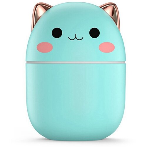 Увлажнитель воздуха настольный Воздухоувлажнитель маленький котик Аромадиффузор зеленый 49900₽