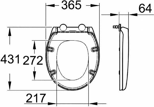 Сиденье для унитаза Grohe - фото №20