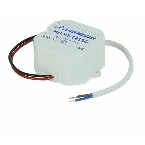 ИВЭП-1215G Источник электропитания стабилизированный 12В 15А max 2А 505025мм герметичный 82000₽