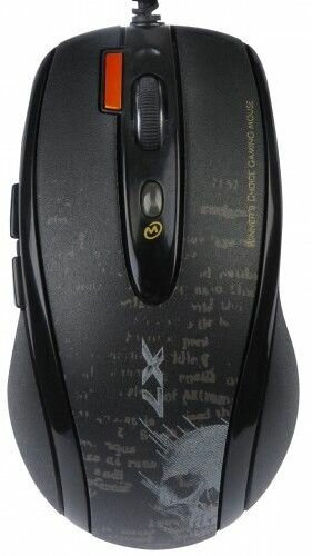Мышь A4Tech F5 V-track F5 черная, 3000dpi, USB, 7 кнопок/колесо (647961)