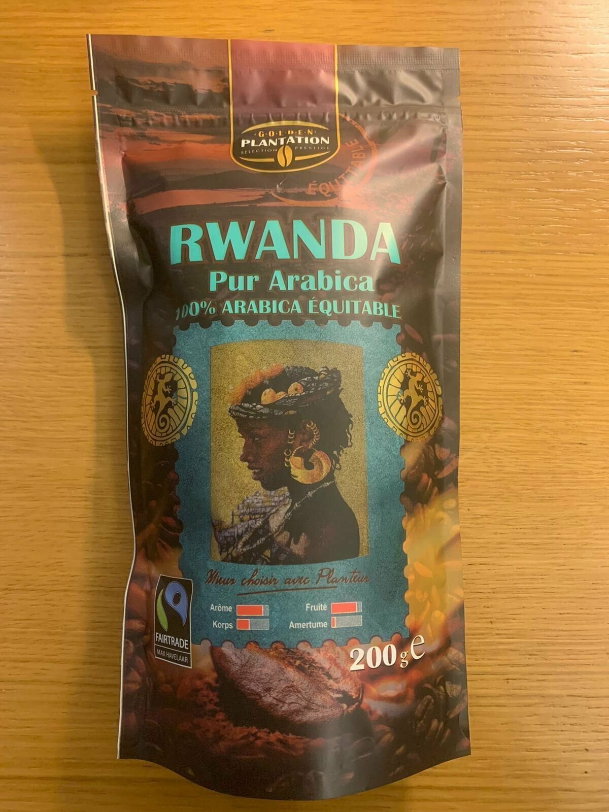 Растворимый кофе "RWANDA" Plantation Golden 200 гр.