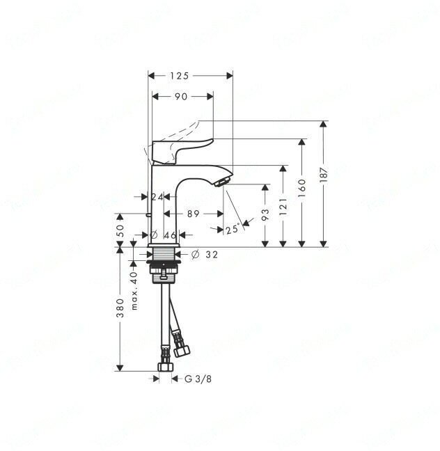 Смеситель для раковины Hansgrohe - фото №16