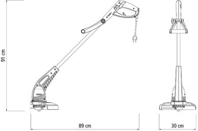 Триммер для травы Tramontina 79634103 электрический 220V 1000 Ватт - фотография № 2