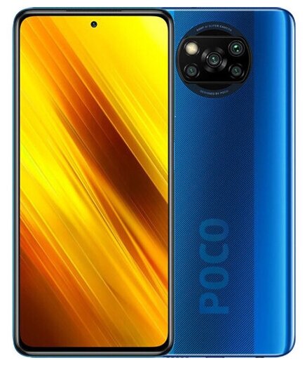 Смартфон Xiaomi Poco X3 NFC 6/64GB, Cиний кобальт (RU)