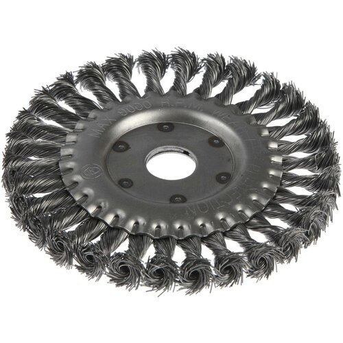 Щетка металлическая для УШМ ЛОМ крученая проволока плоская посадка 22 мм 150 мм 449₽