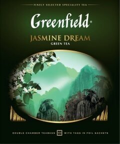 Чай зеленый Greenfield Jasmine Dream 100*2г ОРИМИ - фото №8