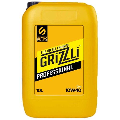 Моторное масло SMK PRODUKT Grizzli Professional 10W-40 Синтетическое 10 л