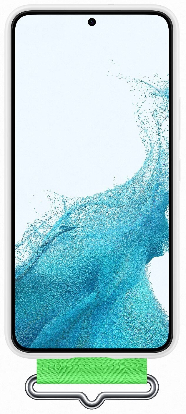 Чехол-книжка Samsung EF-GS901TWEGRU для Galaxy S22 с ремешком, белый - фото №5
