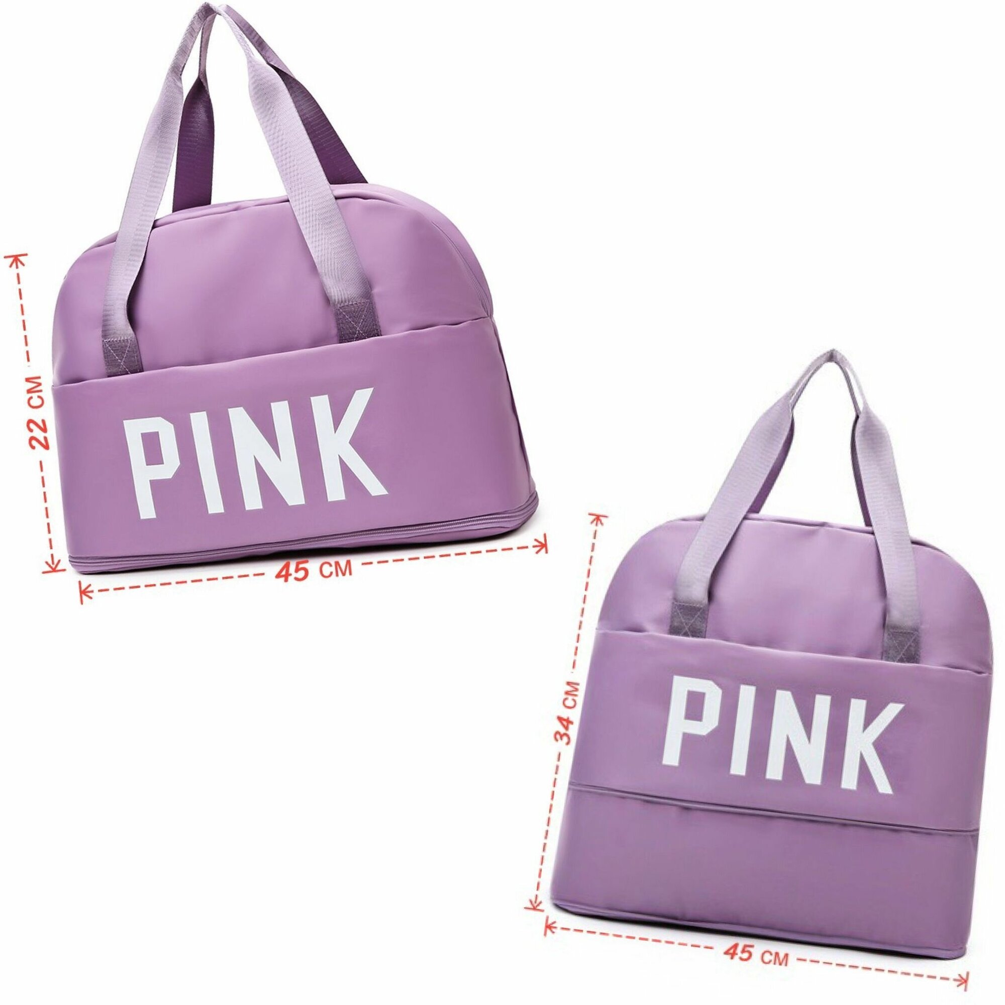 Водонепроницаемые женские сумки, сумка на плечо, Вместительная дорожная сумка, сумка для фитнеса из ткани Оксфорд, сумка для багажа, сумка-трансформер - фотография № 4