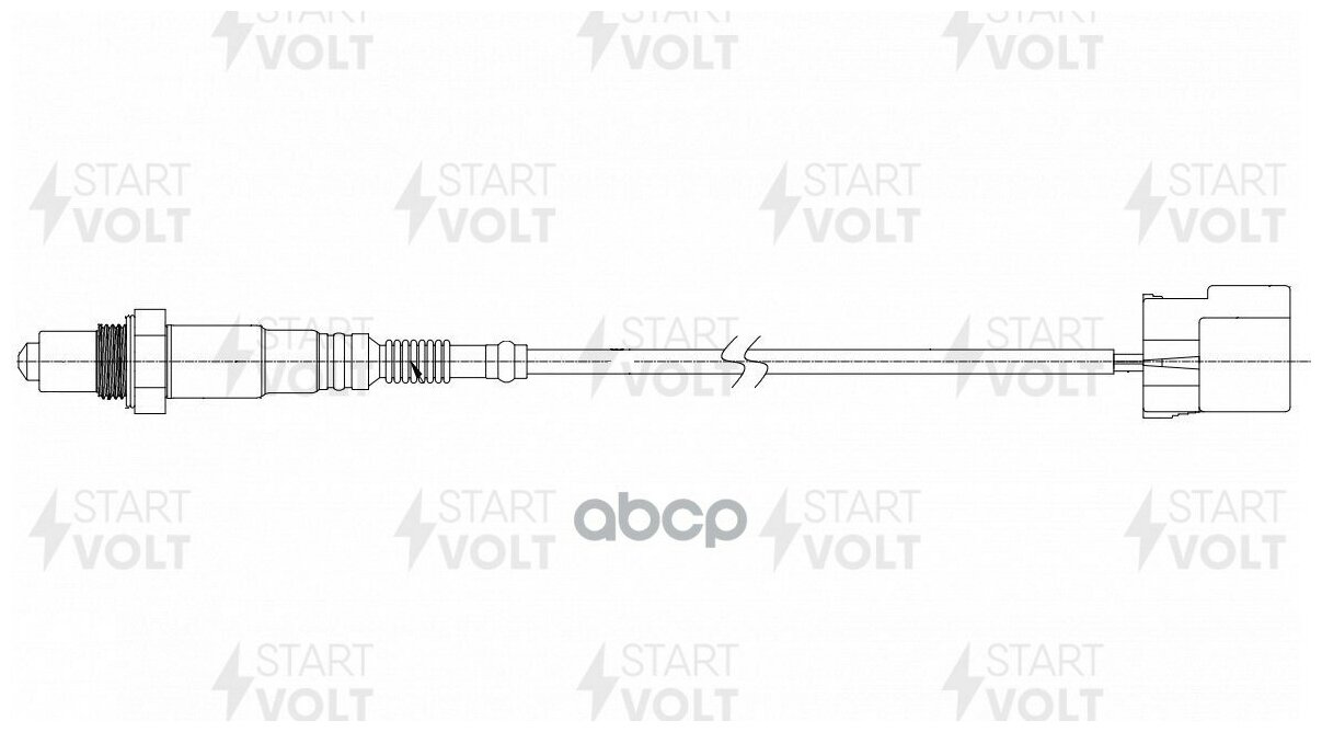 Лямбда-Зонд Startvolt Для А/М (Датчик Кислорода) Hyundai Sonata (01-) 2.0i После Кат. Vs-Os 2639 STARTVOLT арт. VS-OS 2639