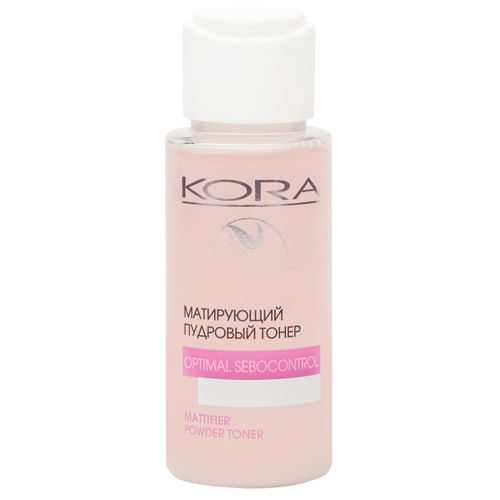 Kora Тонер матирующий пудровый, 55 мл матирующий тонер для лица kora mattifying powder toner 55 мл