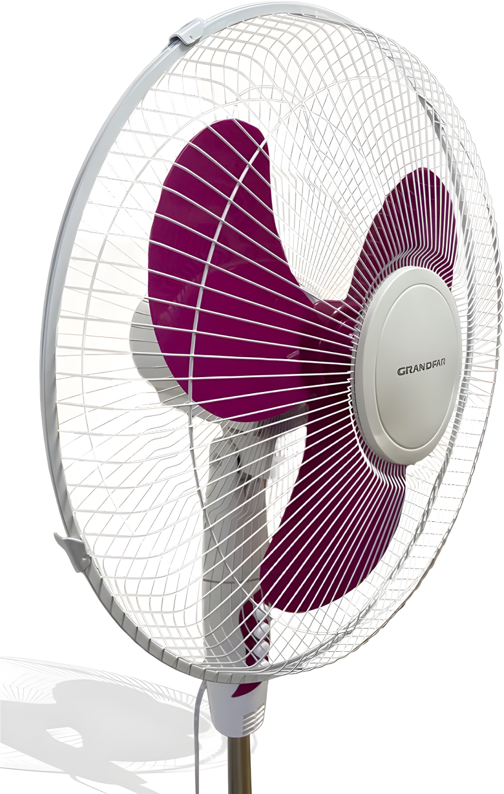 Вентилятор напольный GRANDFAR BH16 Фиолетовый - фотография № 2