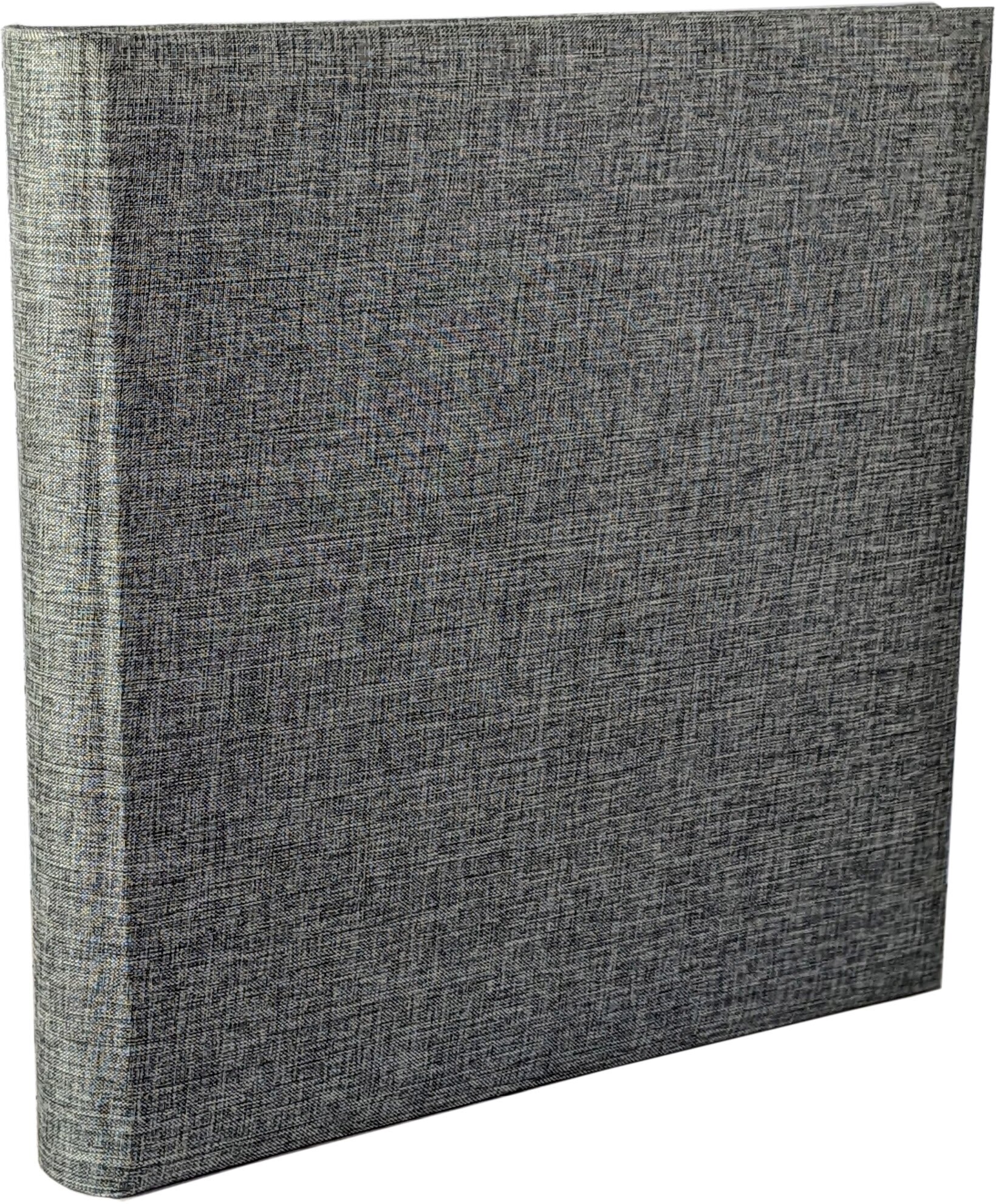 Фотоальбом «Однотонная ткань», серый, 60 магнитных страниц 31х32 см, кейс