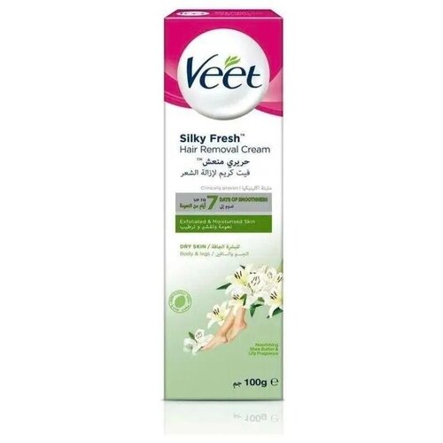 Veet Silky Fresh Крем для депиляции для сухой кожи, 100 мл