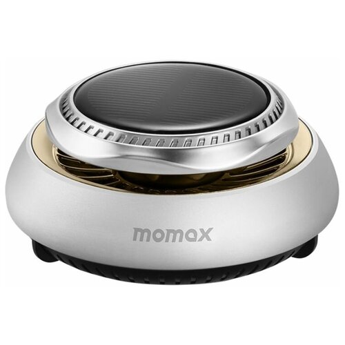 Автомобильный ароматический диффузор на солнечной батарее Momax Eco360 Solar Car Aroma Diffuser CR2 Silver (CR2S)