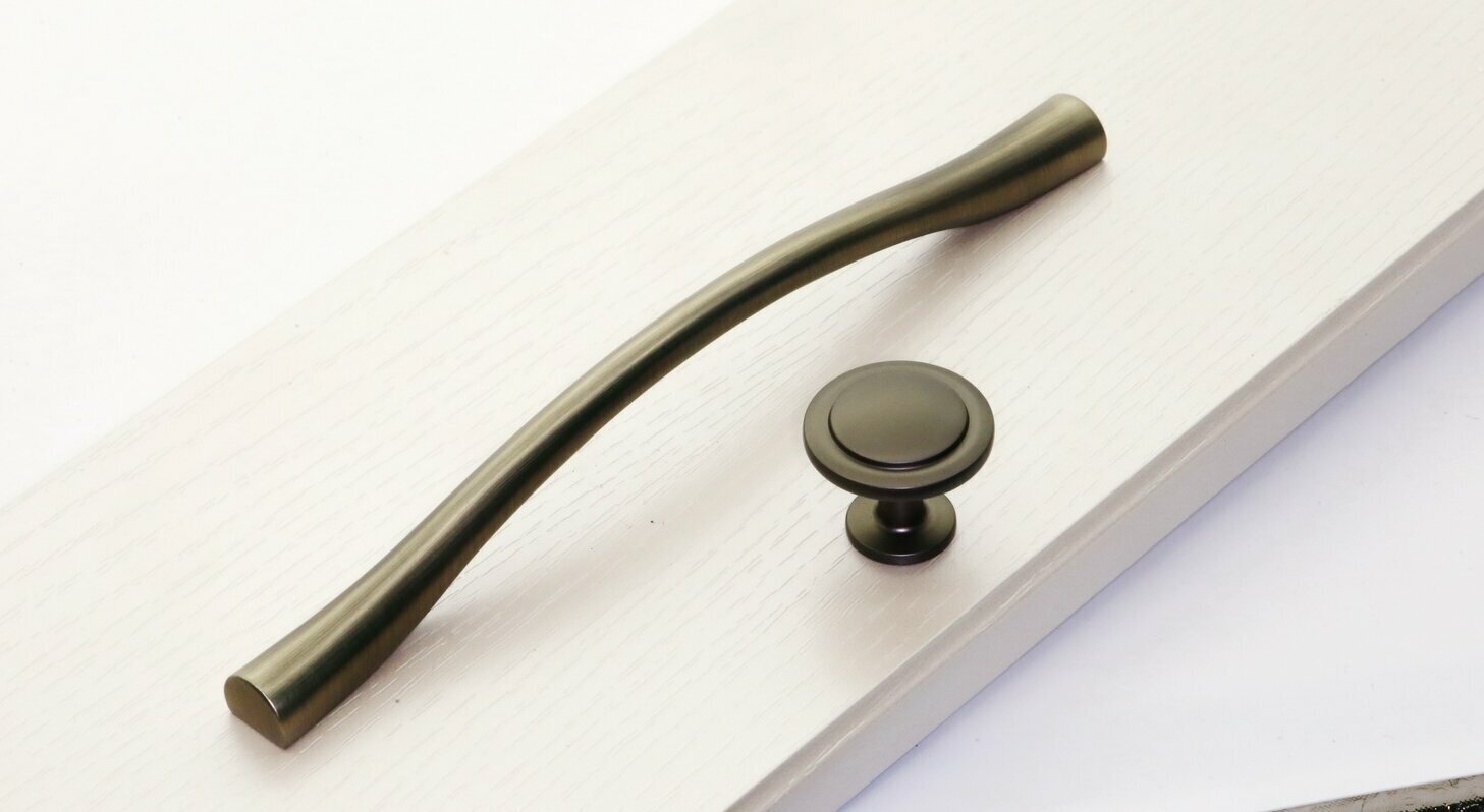 Ручка-скоба для мебели BRANTE RS.1515 256.BGF, ручка для шкафов, комодов, для кухонного гарнитура, для мебели - фотография № 3
