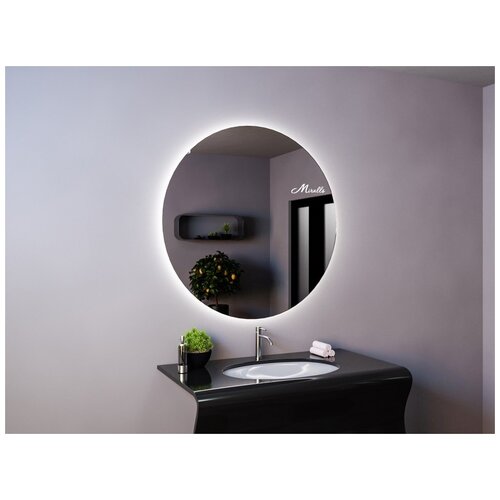Зеркало с фоновой подсветкой Miralls - Eclipse круглое 80x80 см