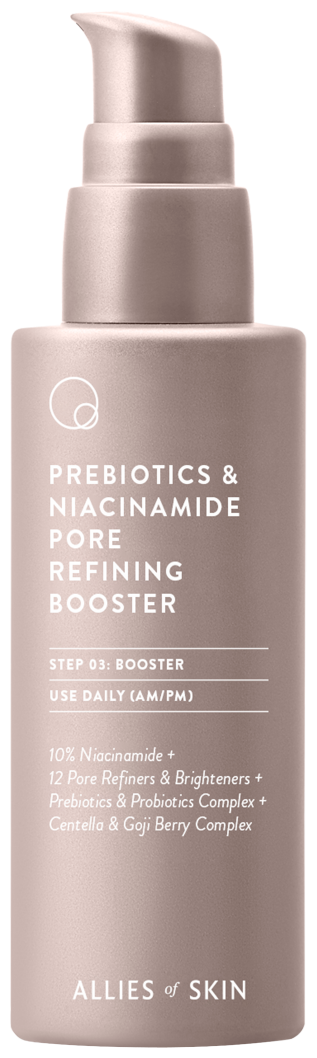 Allies of Skin Бустер с пребиотиками и ниацинамидом Prebiotics & Niacinamide Pore Refining Booster 50 мл.