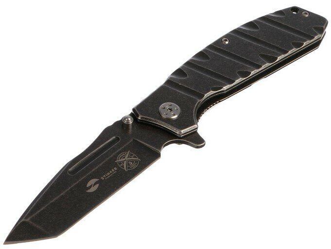Складной нож Stinger с клипом, 114,3 мм, рукоять: нержавеющая сталь, подарочный бокс