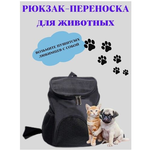 Переноска рюкзак для кошек и собак малых пород, размер S, переноска для животных