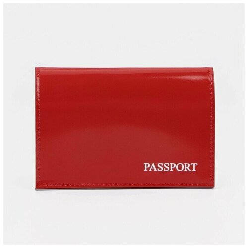 Обложка для паспорта , красный обложка красный