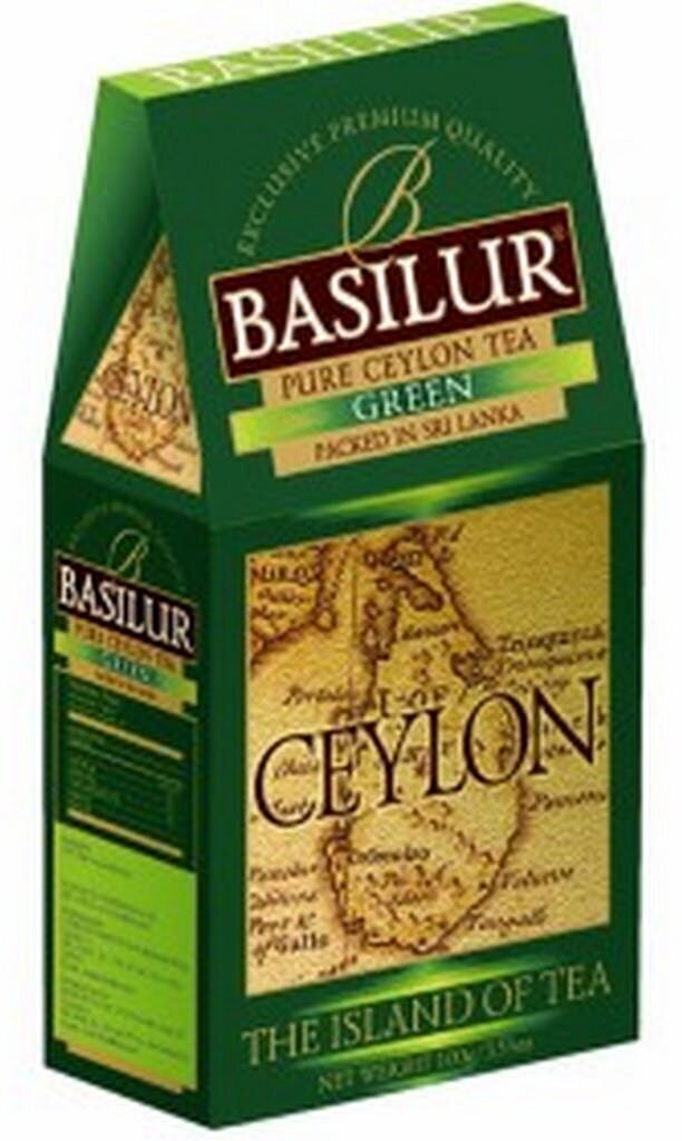 Чай зеленый Basilur Остров зеленый 100г Basilur Tea Export - фото №6