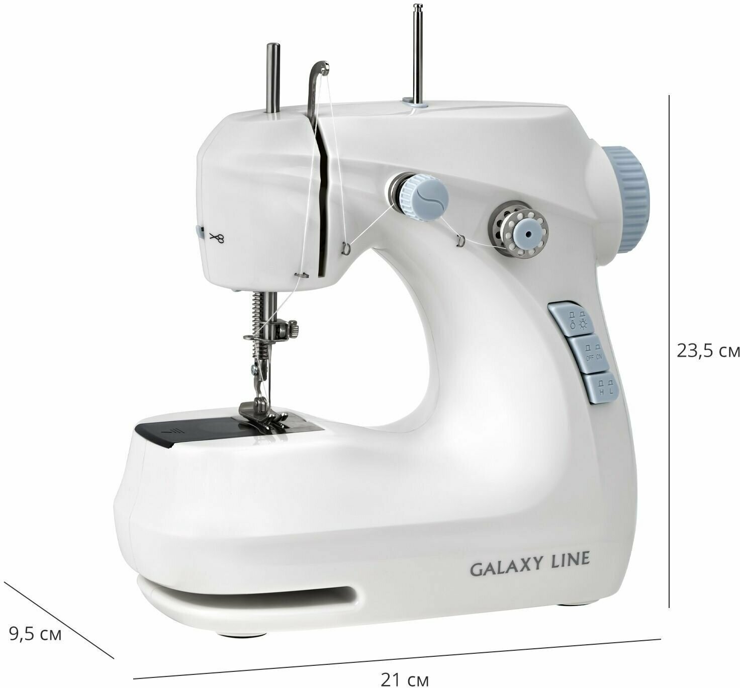 Машинка швейная Galaxy LINE GL6501 мощность 6Вт - фотография № 3