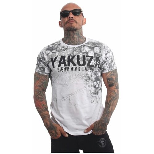 Футболка Yakuza, хлопок, размер M, белый