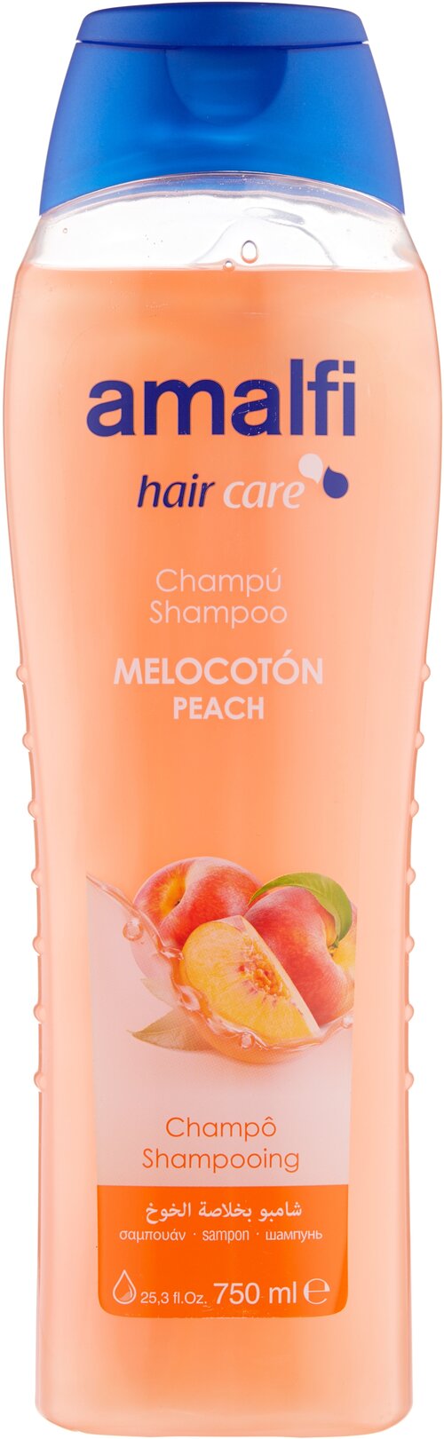 Amalfi шампунь семейный Peach, 750 мл