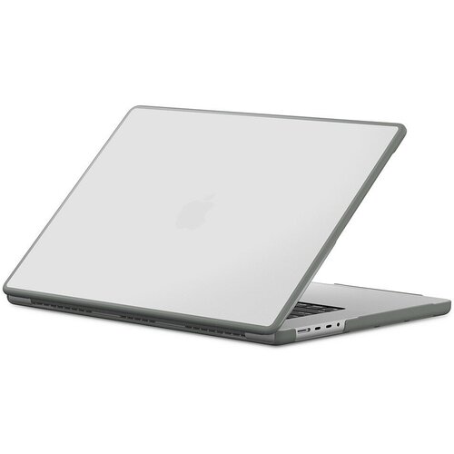 Чехол Uniq Venture Hybrid Macbook Pro 14 (2021) корпус Frost/Charcoal (серый)